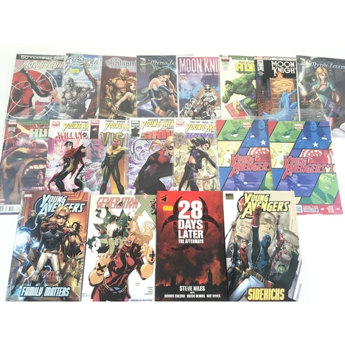 61 - A box containing approximately 120 comics. Various titles including Marvel. No reserve.