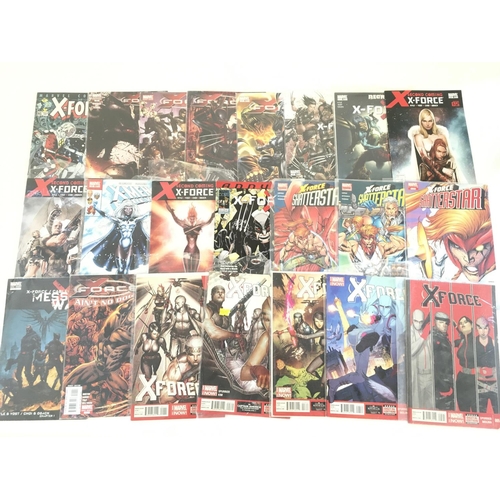 63 - .A box containing approximately 250 comics of various titles to include Marvel and DC.