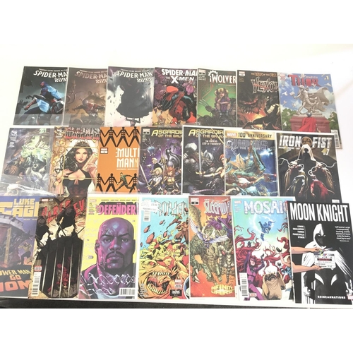 63 - .A box containing approximately 250 comics of various titles to include Marvel and DC.