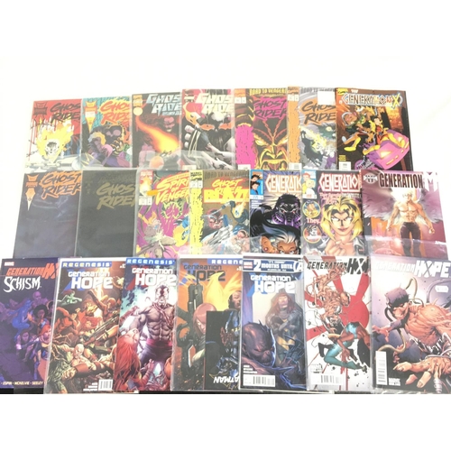 64 - A box containing approximately 200 comics. Various titles including Marvel. No reserve.