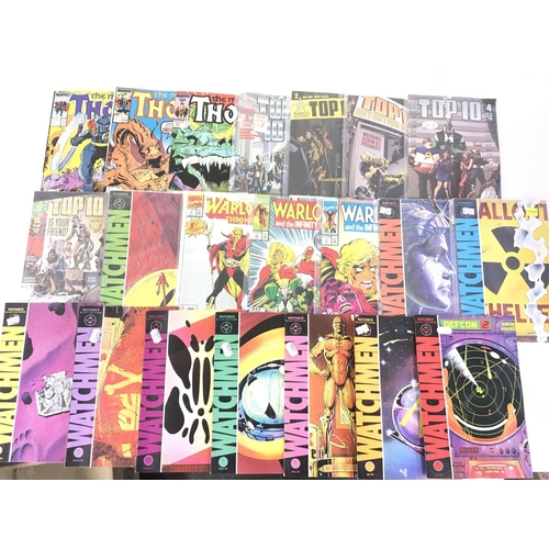 67 - A box containing approximately 100 comics. Mostly Marvel titles. No reserve.