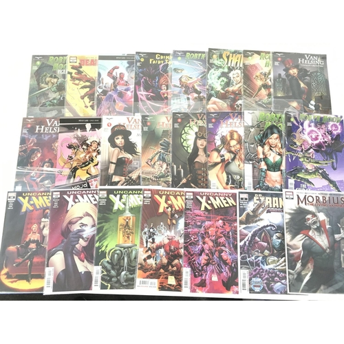 69 - A box containing approximately 150 comics. Various titles including Marvel. No reserve.