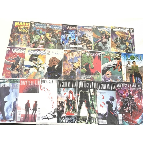 69 - A box containing approximately 150 comics. Various titles including Marvel. No reserve.