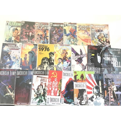 69 - A box containing approximately 150 comics. Various titles including Marvel. No reserve.