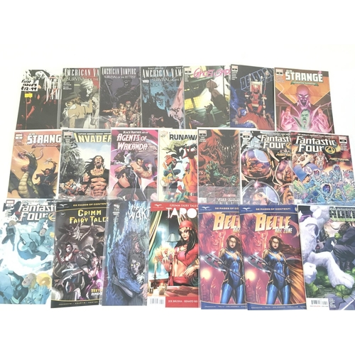 69 - A box containing approximately 150 comics. Various titles including Marvel. No reserve.