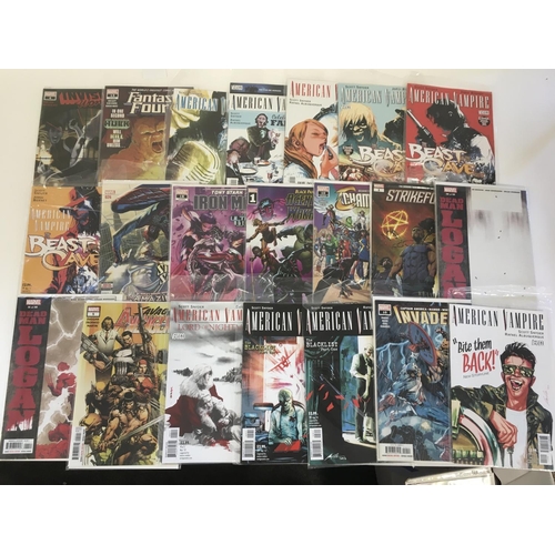 69 - A box containing approximately 150 comics. Various titles including Marvel. No reserve.