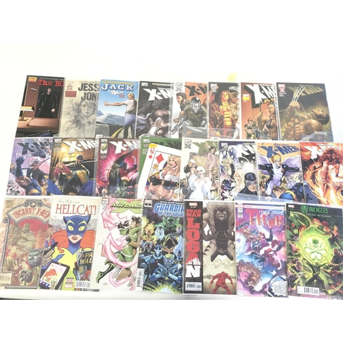 70 - Box containing approximately 180 comics. Various titles including marvel and DC. No reserve.