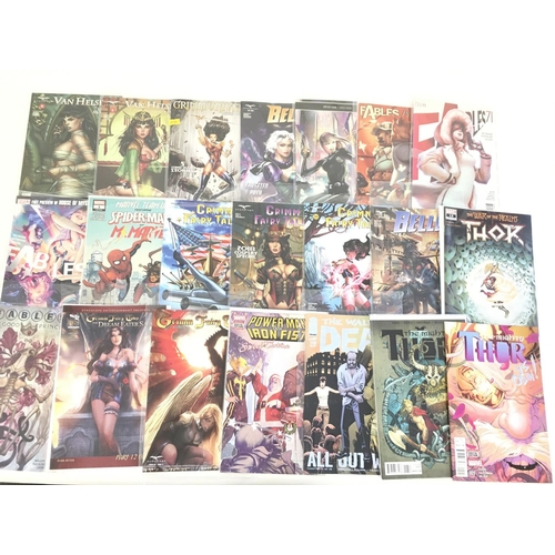 71 - A box containing approximately 120 comics. Various titles to include Marvel and Vertigo. No reserve.