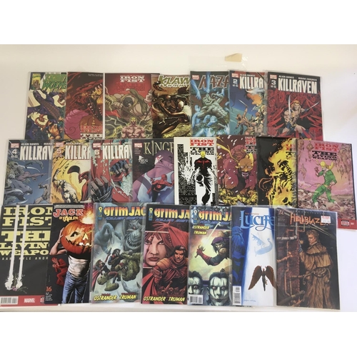 72 - A box containing approximately 100 comics. Various titles to include marvel. No reserve.