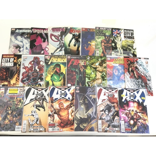 73 - A box containing approximately 120 comics. Various titles to include Marvel and Vertigo. No reserve.