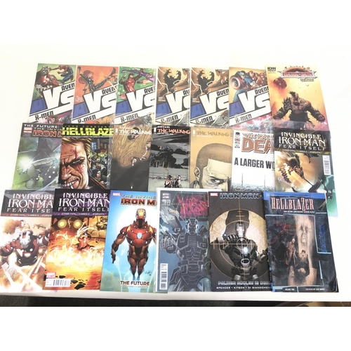 73 - A box containing approximately 120 comics. Various titles to include Marvel and Vertigo. No reserve.