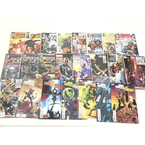 75 - A box containing approximately 200 comics. Various titles to include marvel. No reserve.