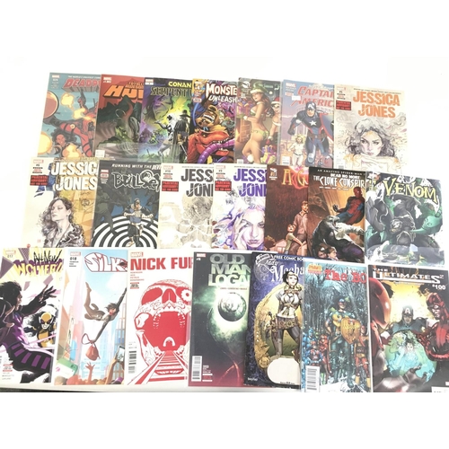 76 - A box containing approximately 100 comics. Various titles to include Marvel.no reserve.