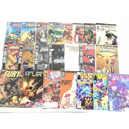 78 - A box containing approximately 100 comics. Various titles to include Marvel. No reserve.