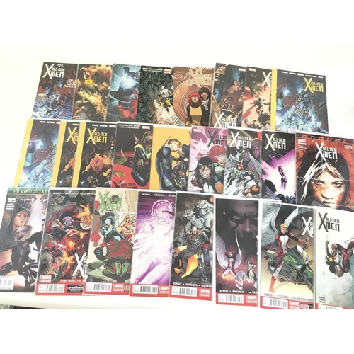 80 - A box containing approximately 130 comics. Various titles including Marvel. No Reserve.