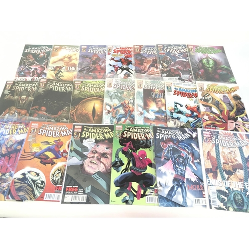 86 - A box containing approximately 220 comics. Various titles to include Marvel. No reserve.