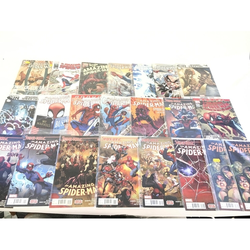 86 - A box containing approximately 220 comics. Various titles to include Marvel. No reserve.