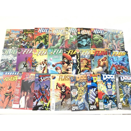 87 - A box containing approximately 220 comics. Various titles to include Marvel and DC. No reserve.