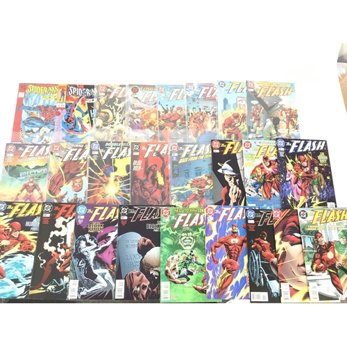 87 - A box containing approximately 220 comics. Various titles to include Marvel and DC. No reserve.