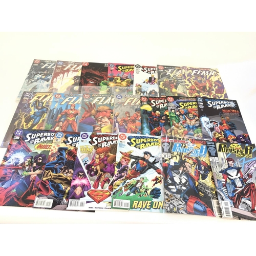 87 - A box containing approximately 220 comics. Various titles to include Marvel and DC. No reserve.