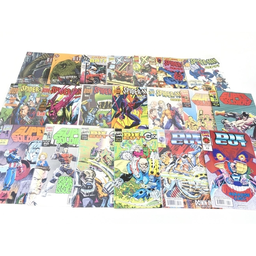 89 - A box containing approximately 300 comics. Various titles to include Marvel and DC. No reserve.