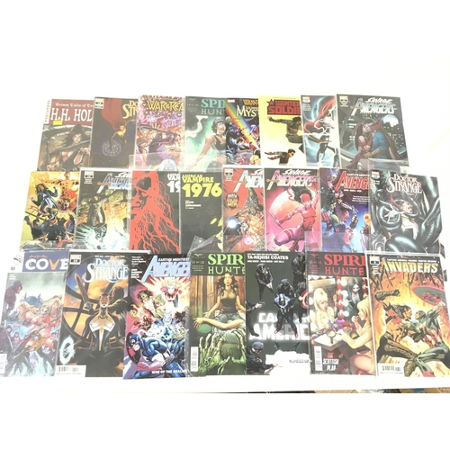 94 - A box containing approximately 220 comics. Various titles to include Marvel. No Reserve.