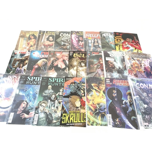 94 - A box containing approximately 220 comics. Various titles to include Marvel. No Reserve.