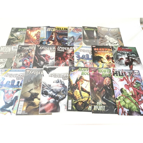 95 - A box containing approximately 100 comics. Various titles to include Marvel. No Reserve.