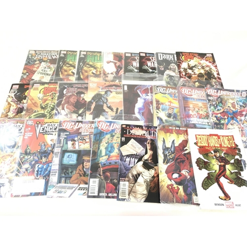 96 - A box containing approximately 100 comics. Various titles to include Marvel. No Reserve.