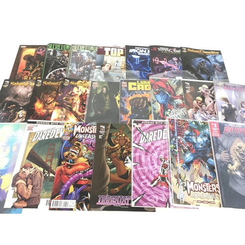 97 - A box containing approximately 200 comics. Various titles to include Marvel. No reserve.