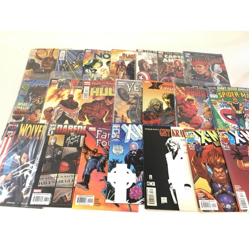 98 - . A box containing approximately 200 comics. Various titles to include Marvel. No Reserve.