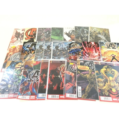 99 - A box containing approximately 150 comics. Various titles to include Marvel. No Reserve.