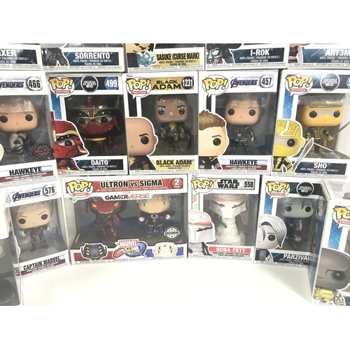 12 - A Collection of Funko Pop Figures.