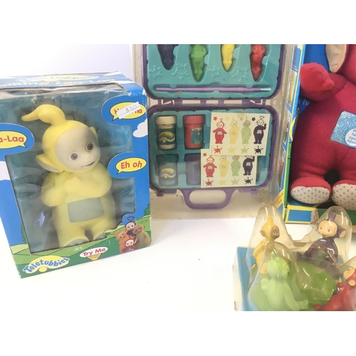 120 - A Collection of Boxed Teletuby Toys.