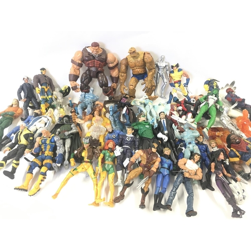 123 - A Large Collection of Marvel/D.C. Figures and Others.