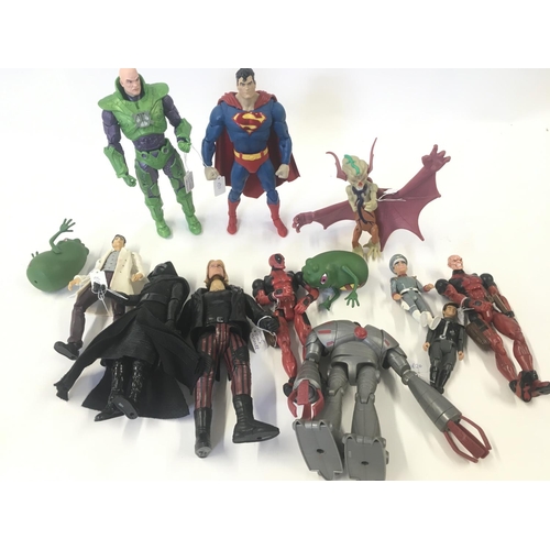 123 - A Large Collection of Marvel/D.C. Figures and Others.