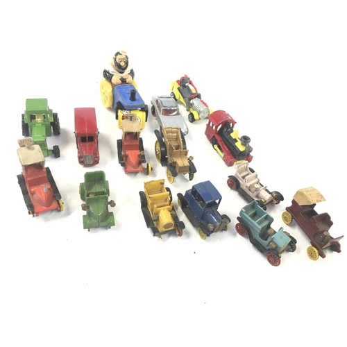 127 - A Small Collection of Playworn Diecast. Including Corgi and Charbens.