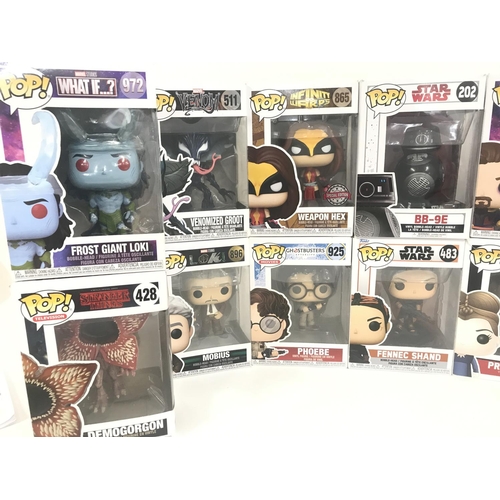 13 - A Collection of Boxed Funko Pop Figures.