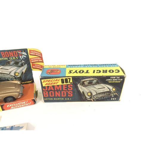 146 - A Boxed Corgi James Bond Aston Martin D.B.5 #261.