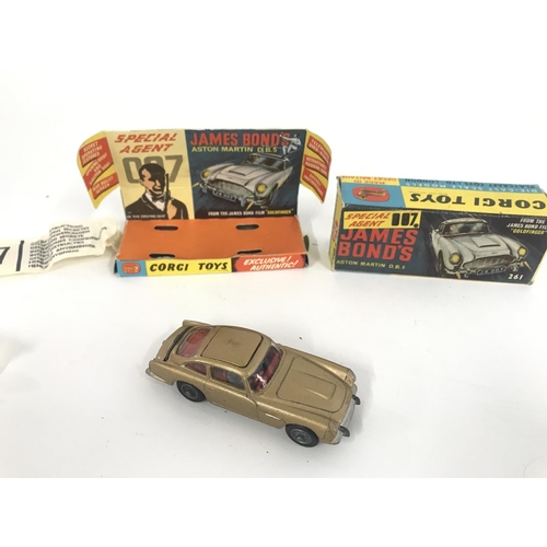 146 - A Boxed Corgi James Bond Aston Martin D.B.5 #261.