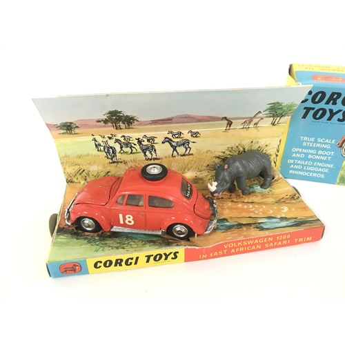 148 - A Boxed Corgi Volkswagen 1200 In East African Trim #256.