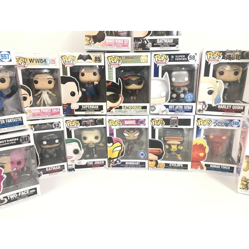 15 - A Collection of Boxed Funko Pop Figures.