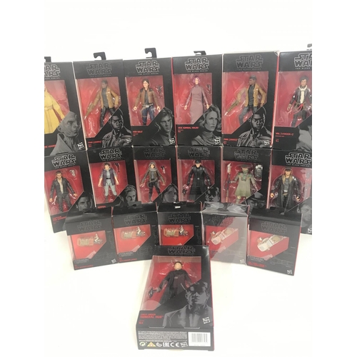 17 - A Collection of Boxed Star Wars Black Series Figures.