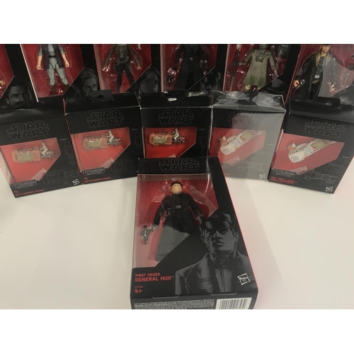 17 - A Collection of Boxed Star Wars Black Series Figures.