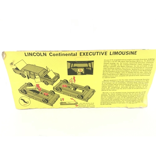 170 - A Boxed Corgi Lincoln Continental. #262.