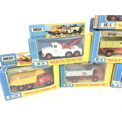 178 - A Collection of Boxed Matchbox Trucks.