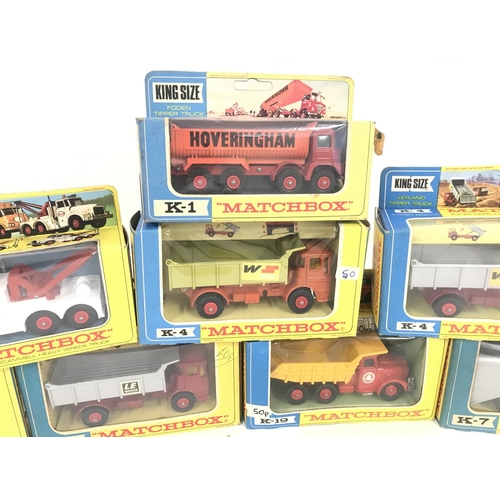 178 - A Collection of Boxed Matchbox Trucks.