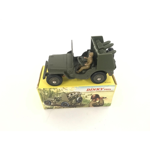 180 - A French Dinky Rocket-Carrier Jeep.