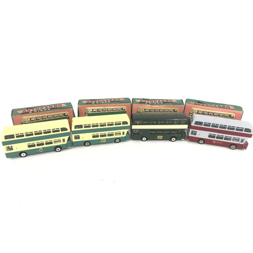 186 - 4 X Boxed Metosul Diecast Buses.