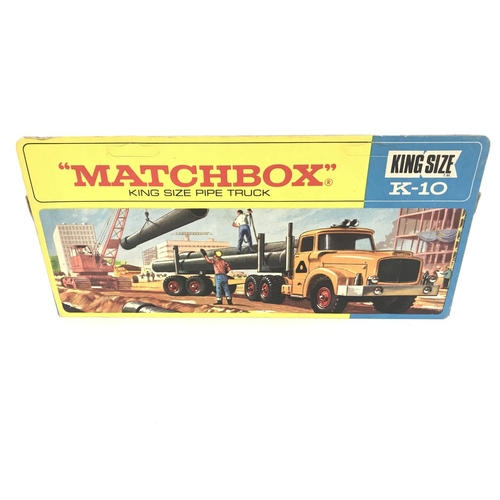 212 - A Boxed Matchbox Pipe Truck #K-10.